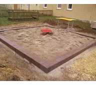 U Sville resirkulert plast 150x24x16 cm