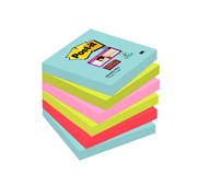 Post-it 76x76mm 4 blandede farger