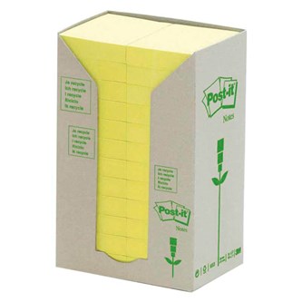 Post-it recycle 38x51mm 24 stk
