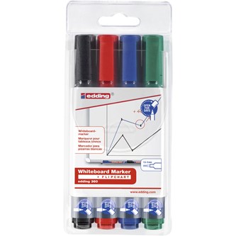 Whiteboardtusj Edding 360 4 stk