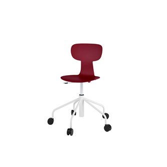 Stol Take sh 46-57 cm høy 5-kryss hjul medium hvit