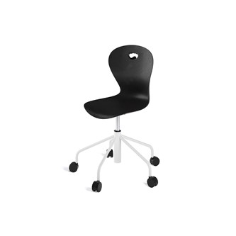 Stol Karoline sh 46-57 cm høy 5-kryss hjul medium hvit