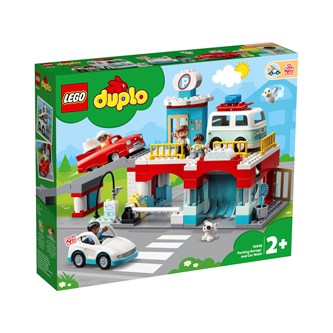 LEGO® DUPLO® Parkeringshus og bilvask