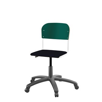 Stol Matte FSC 38/51 cm gas LS hvit
