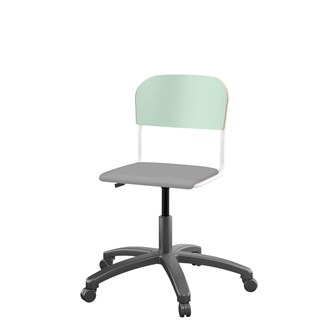 Stol Matte FSC 38/51 cm gas LS hvit