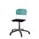 Stol Matte FSC 38/51 cm gas LS hvit