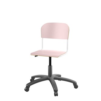 Stol Matte FSC 38/51 cm gas LS hvit