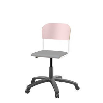 Stol Matte FSC 38/51 cm gas LS hvit