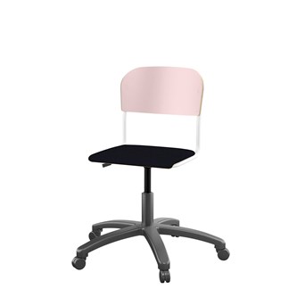 Stol Matte FSC 38/51 cm gas LS hvit
