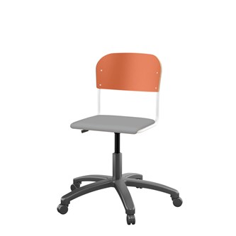 Stol Matte FSC 38/51 cm gas LS hvit