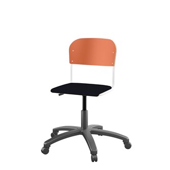Stol Matte FSC 38/51 cm gas LS hvit