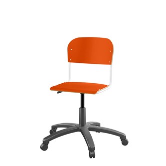 Stol Matte FSC 38/51 cm gas LS hvit