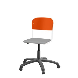 Stol Matte FSC 38/51 cm gas LS hvit