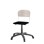 Stol Matte FSC 38/51 cm gas LS hvit