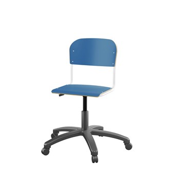 Stol Matte FSC 38/51 cm gas LS hvit