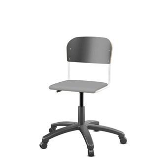 Stol Matte FSC 38/51 cm gas LS hvit