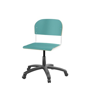 Stol Matte FSC 38/51 cm gas SS hvit