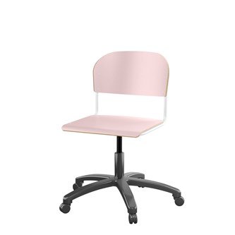 Stol Matte FSC 38/51 cm gas SS hvit