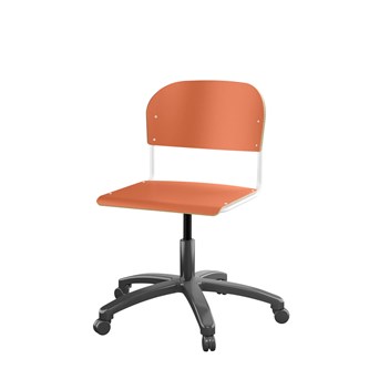 Stol Matte FSC 38/51 cm gas SS hvit