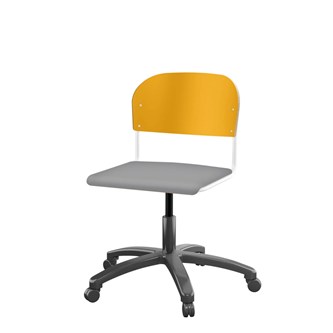 Stol Matte FSC 38/51 cm gas SS hvit