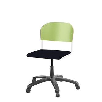 Stol Matte FSC 38/51 cm gas SS hvit
