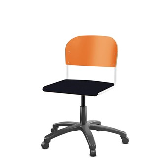 Stol Matte FSC 38/51 cm gas SS hvit