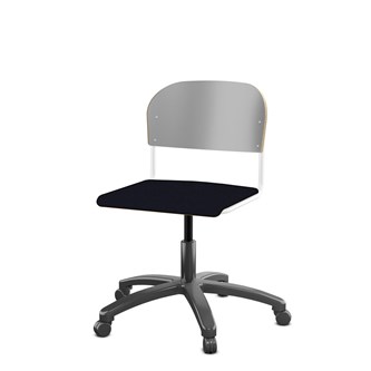 Stol Matte FSC 38/51 cm gas SS hvit