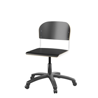 Stol Matte FSC 38/51 cm gas SS hvit