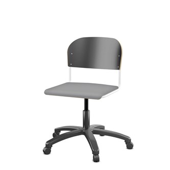 Stol Matte FSC 38/51 cm gas SS hvit