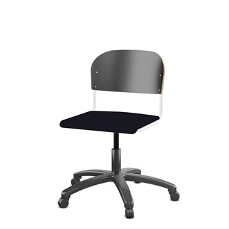 Stol Matte FSC 38/51 cm gas SS hvit