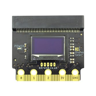 Kitronik :VIEW Graphics128 OLED display 128x64 for BBC micro