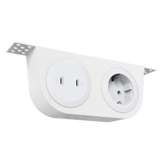 Powerdot med 1 stikkontakt + 2 USB-C
