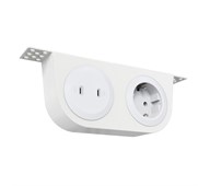 Powerdot med 1 stikkontakt + 2 USB-C