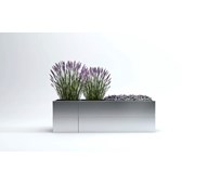 Plantekasse i stål 160x40x50 cm