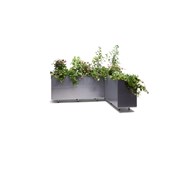 Plantekasse i stål vinkel 160x120 cm