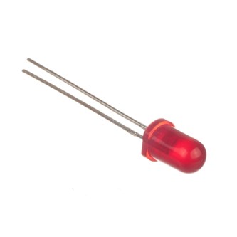 Lysdiode LED rød 10 stk