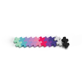 PLUS-PLUS MINI puzzle by numbers sommerfugl