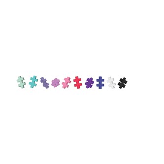PLUS-PLUS MINI puzzle by numbers sommerfugl