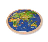 Puslespill verden 57 brikker