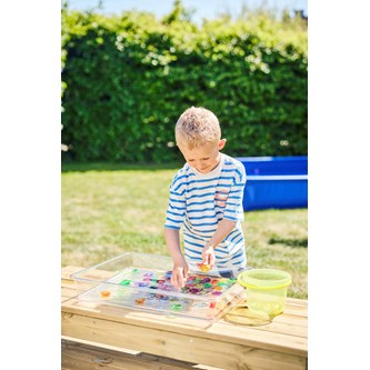 Taktile skjell transparente 72 stk