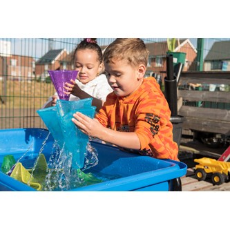 Sensoriske kjegler transparente farger