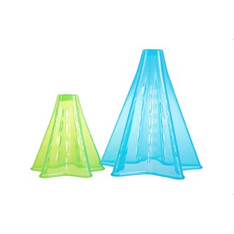 Sensoriske kjegler transparente farger