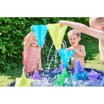 Sensoriske kjegler transparente farger