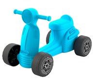 Scooter med stille hjul