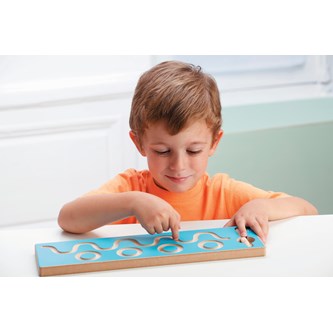 Skriveøvelse bølgespor