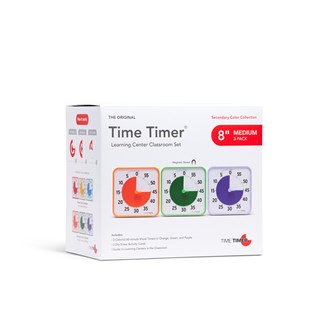Time Timer® 3 stk i sekundærfarger