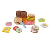 Lekemat av tre Brød og pålegg delbart