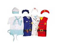 Utkledningsdrakter yrker 4 stk