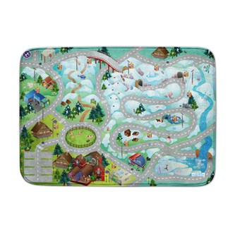 Leketeppe vinterlandskap 130x150 cm