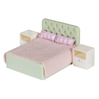 Lundby dukkehusmøbler soverom 3 deler